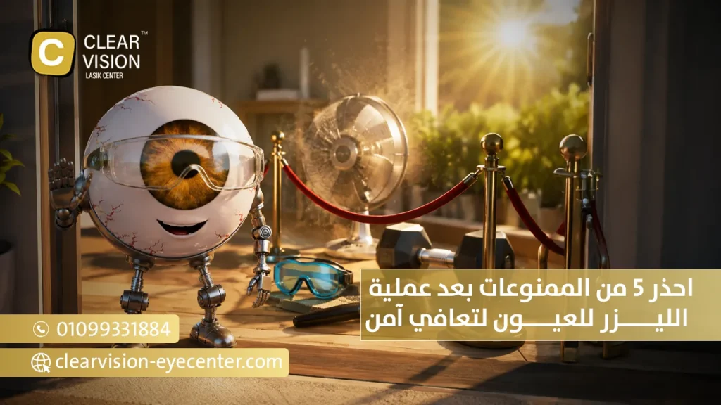 احذر 5 من الممنوعات بعد عملية الليزر للعيون لتعافي آمن
