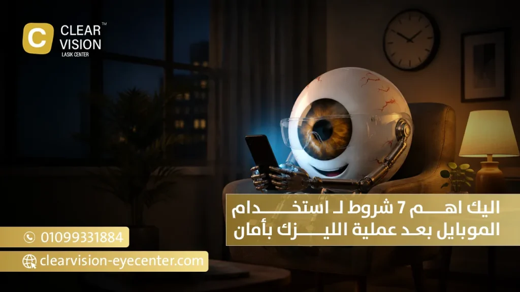 اليك اهم 7 شروط لـ استخدام الموبايل بعد عملية الليزك بأمان