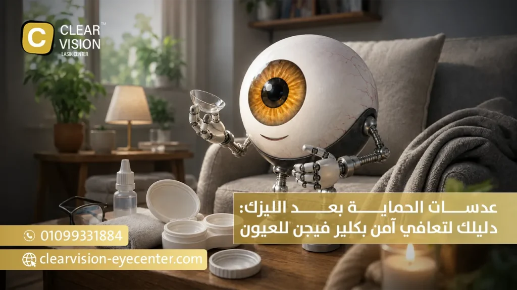 عدسات الحماية بعد الليزك دليلك لتعافي آمن بكلير فيجن للعيون