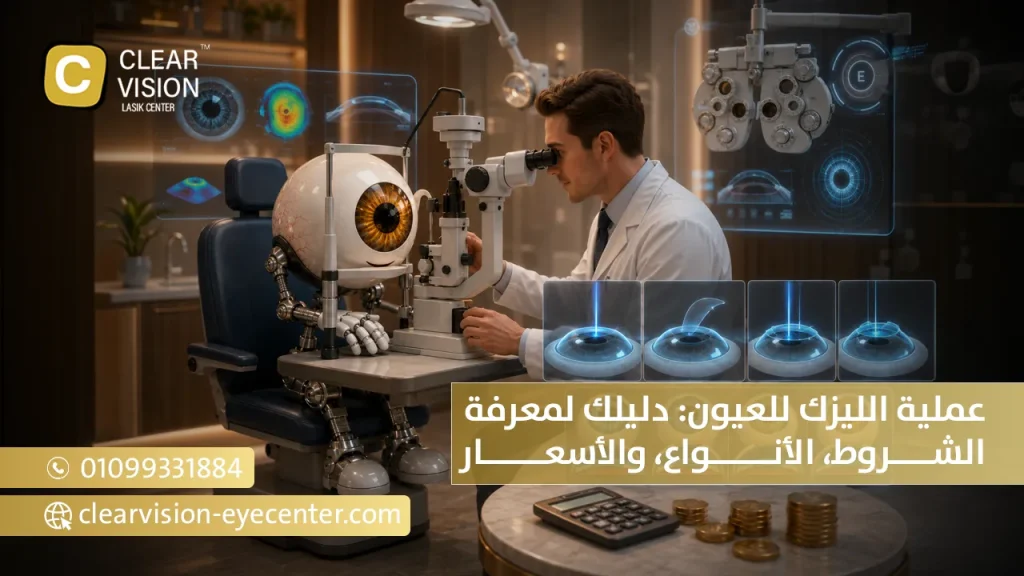 عملية الليزك للعيون دليلك لمعرفة الشروط، الأنواع، والأسعار