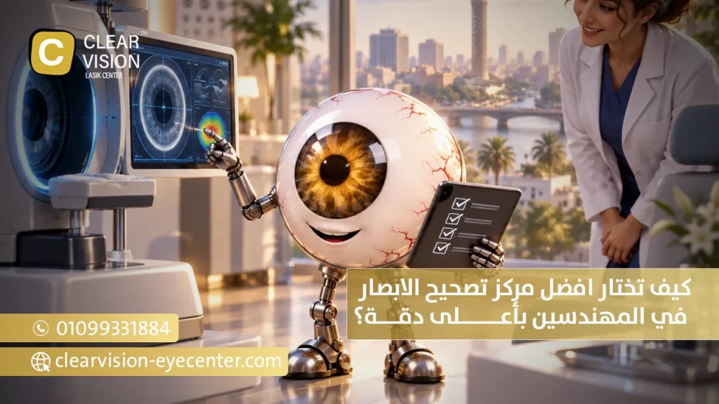 كيف تختار افضل مركز تصحيح الابصار في المهندسين بأعلى دقة؟